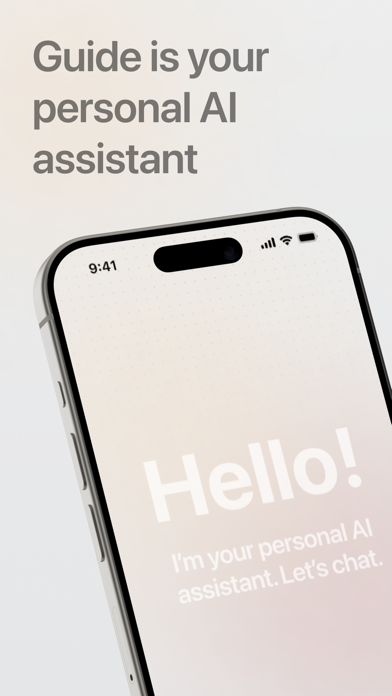 Guide - AI Chatbot Assistant Screenshot