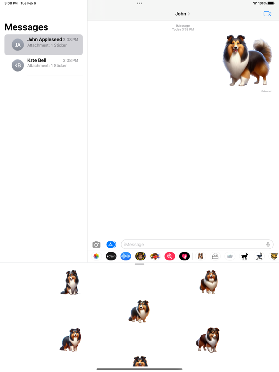 Screenshot #6 pour Sheltie Stickers