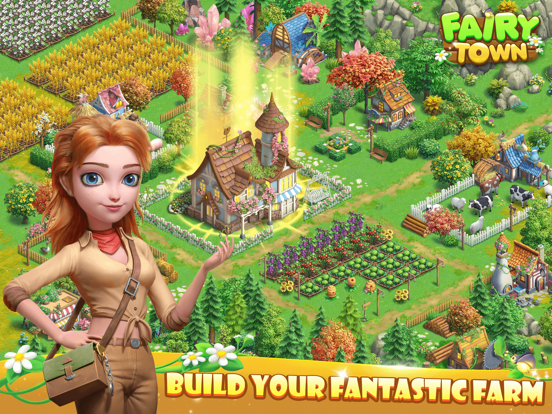 Fairy Town iPad app afbeelding 1