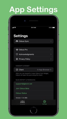 Odous for Mastodon screenshot 4