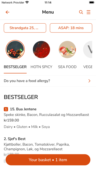 Pizzahjørne Screenshot