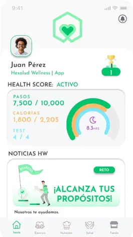 Game screenshot Hexalud Wellness App mod apk