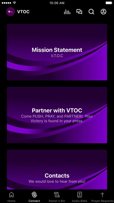 Victory Temple Outreach Center Screenshot