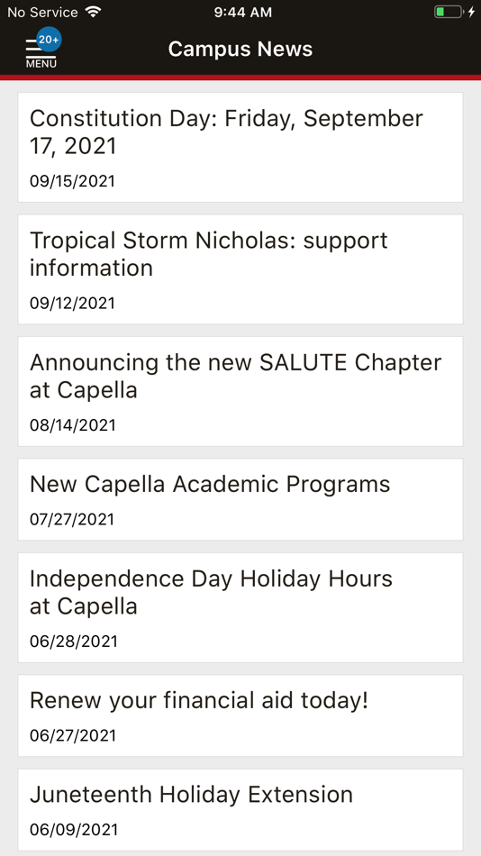 #1. Capella Mobile (iOS) Podle: Capella University