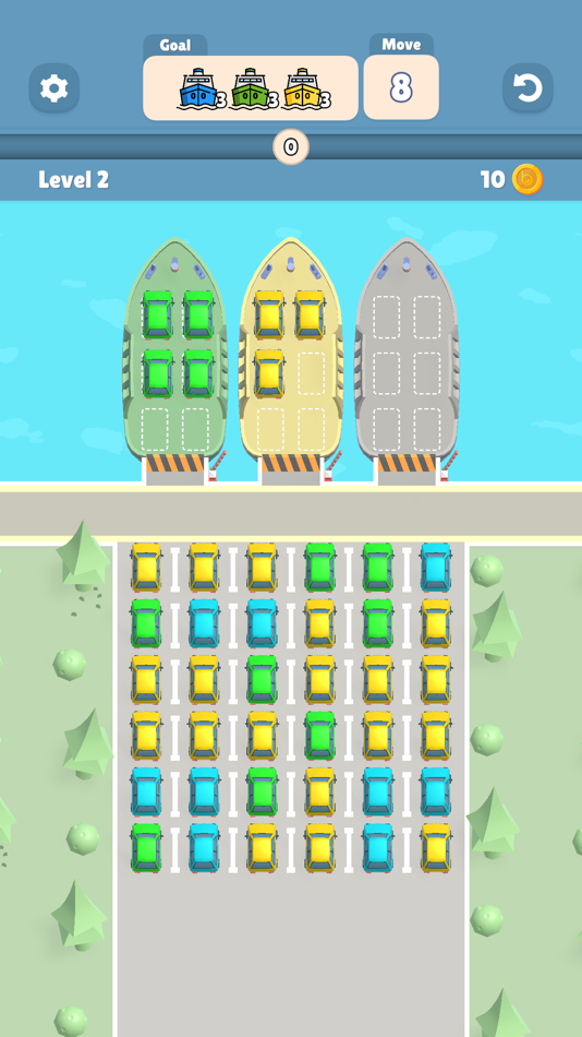 #6. Line 'Em Up - Car Puzzle (iOS) 由: Brew Games