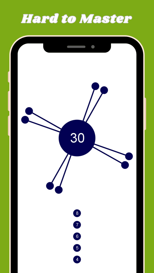 #3. aa crazy: stack & merged dots (iOS) Podle: Tinh Nguyen