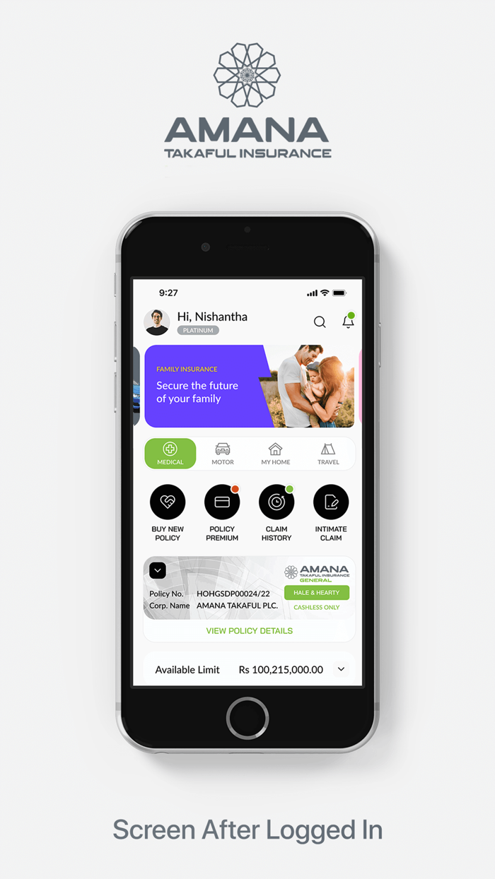 Amana Takaful Insurance App