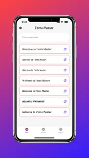 fonts master - keyboard iphone screenshot 2