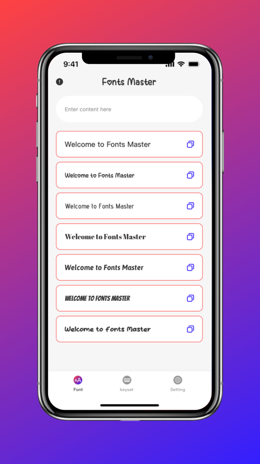 #2. Fonts Master - Keyboard (iOS) 由: STARLORD SG PTE.