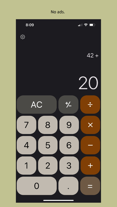 Calculator with Themes Screenshot