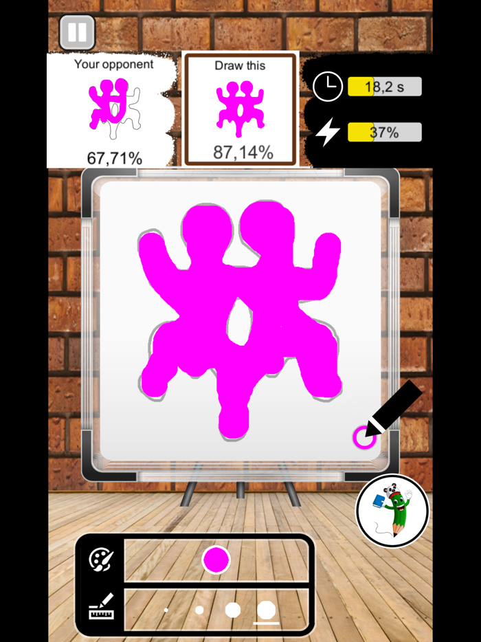 3 2 1 Draw-Drawing game sketch