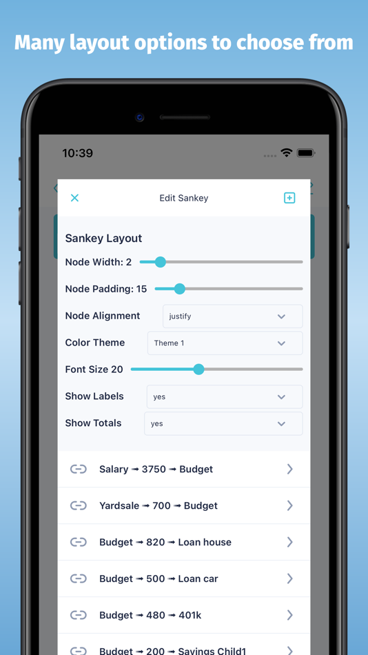 #5. Sankey Finance Diagrams (iOS) 由: Miao Wang
