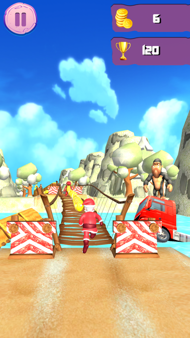 Santa Runner 3D-Christmas Game Screenshot