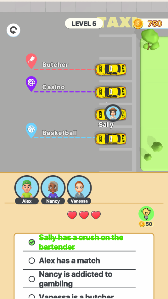 #1. Taxi Order: Logic Puzzle! (iOS) 由: Buket Zehir