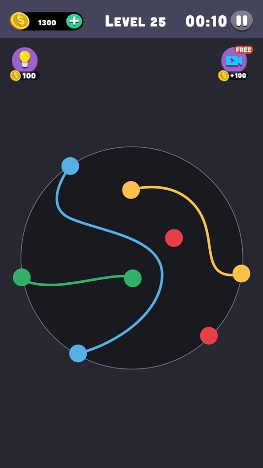 #1. Same Color: Connect The Dots (iOS) Podle: INDIEZ GLOBAL PTE. LTD.