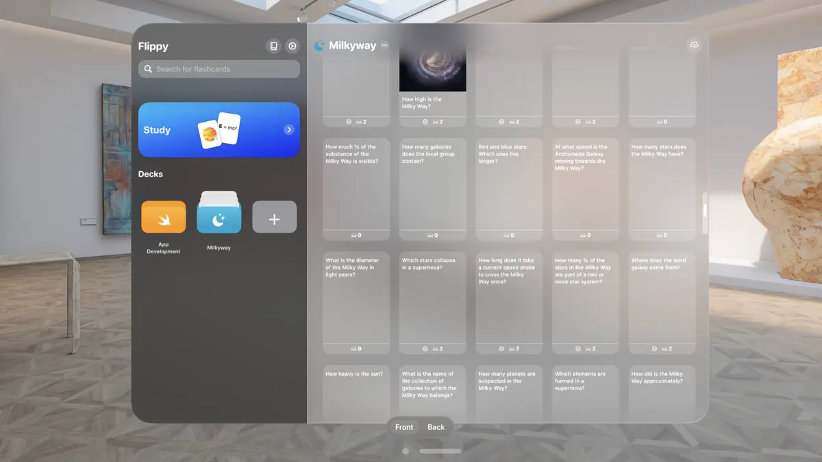 Flippy • Learn Flashcards screenshot 1