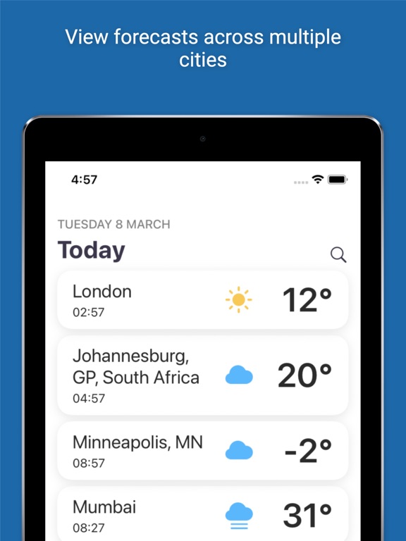 Screenshot #5 pour Weather To Go