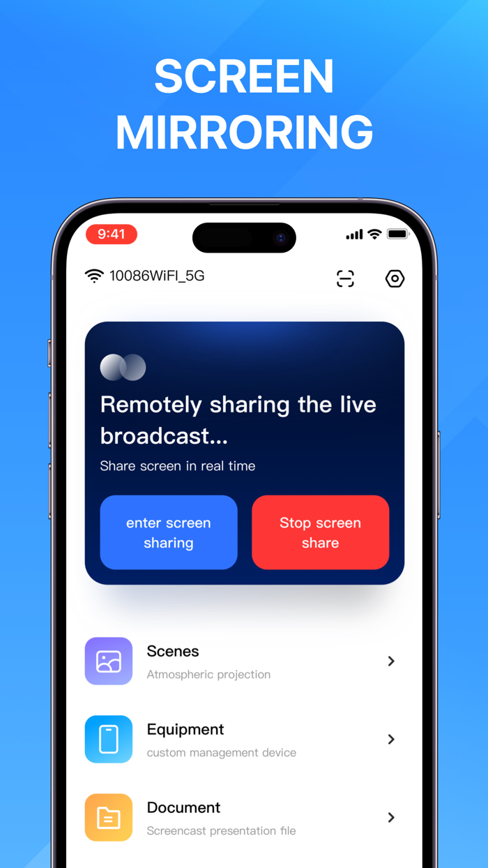 Screen Mirroring Miracast ·