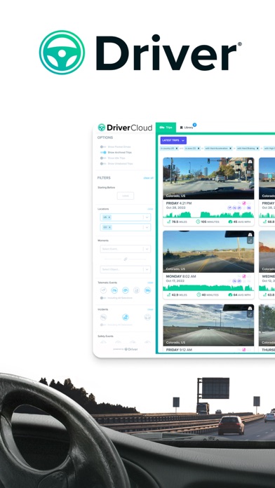 Screenshot #1 pour Driver - AI Cloud Dash Cam