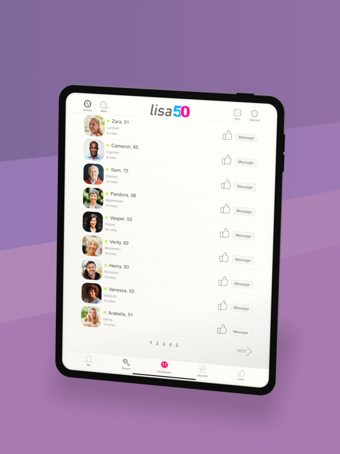 Lisa50 - Over 50 Dating App