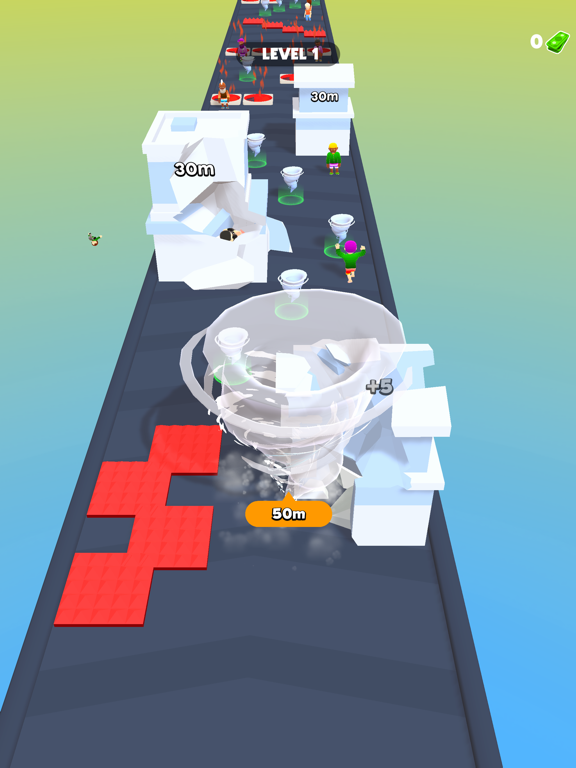 Screenshot #6 pour Tornado Runner 3D