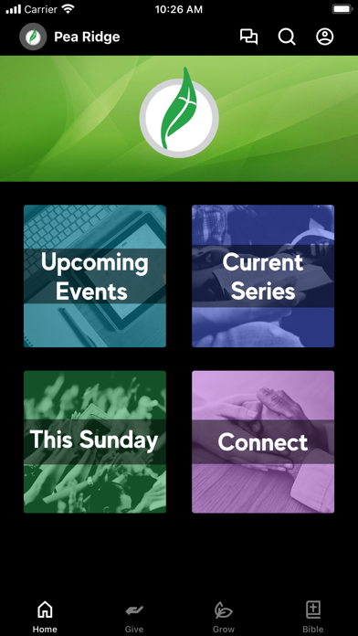 Pea Ridge Baptist Church Screenshot
