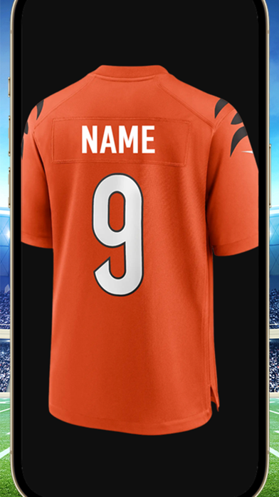 Make Your NFL Football Jersey Screenshot