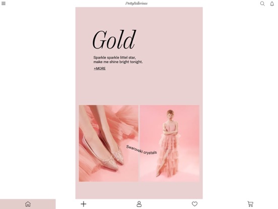 Pretty Ballerinas iPad screenshot 4 - Shopping app