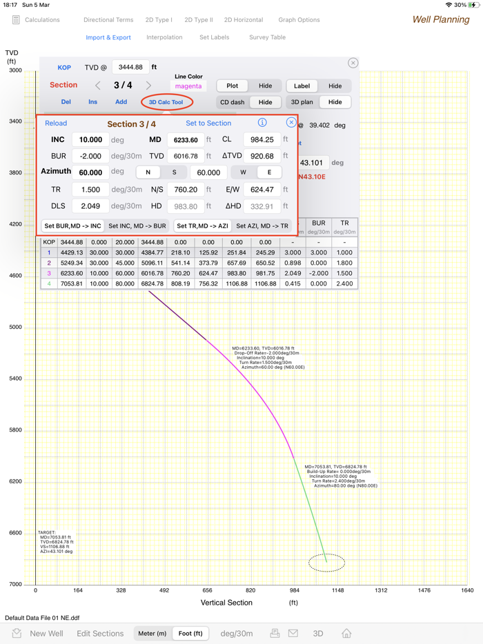 Directional Well Planning