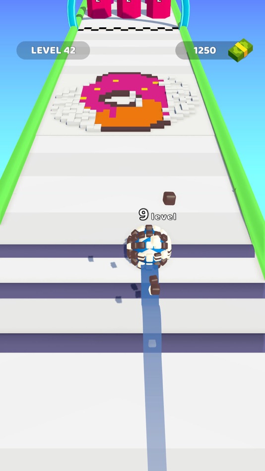 #5. Rolling Paint Runner (iOS) 由: Ozkan Yildiz
