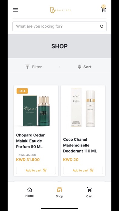 Beautydoz app Screenshot
