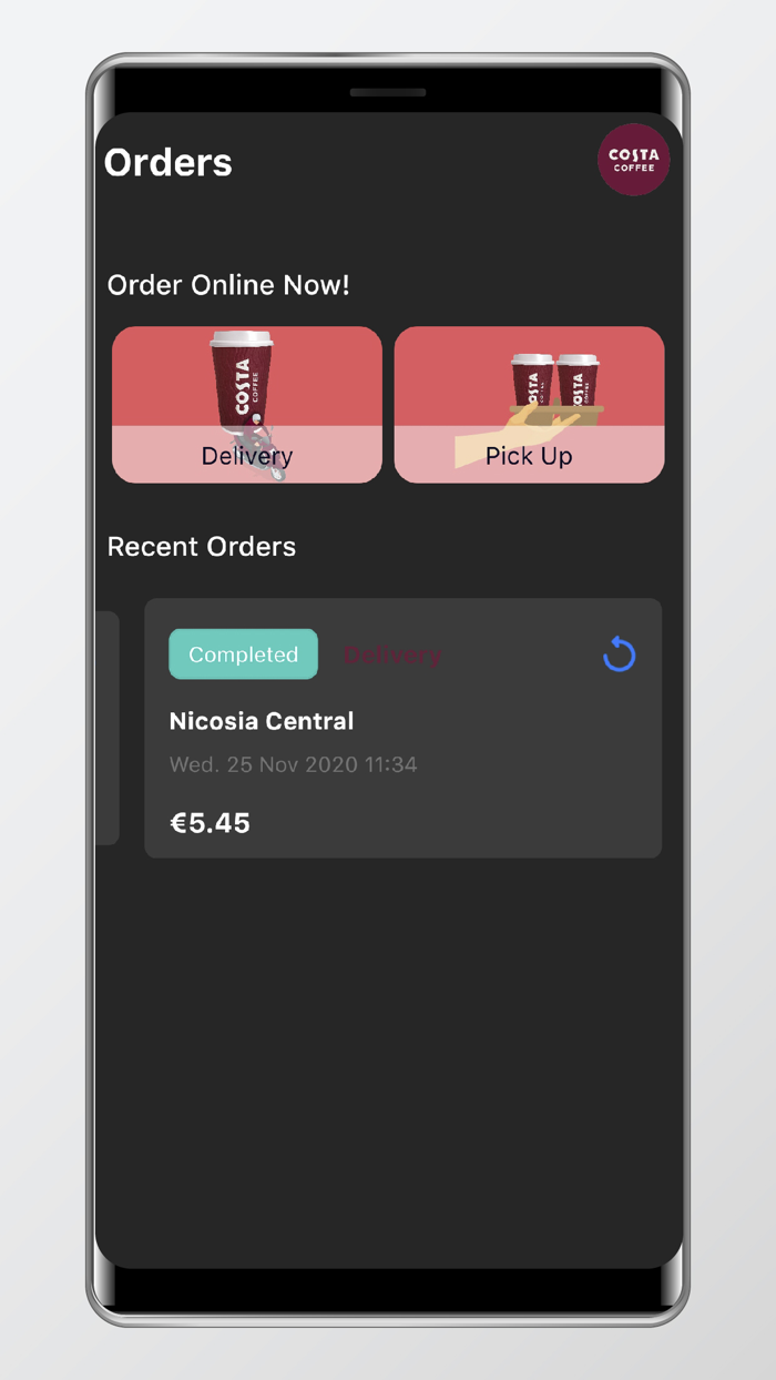 Costa Coffee Club Cyprus