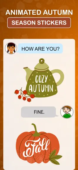 Game screenshot Animated Autumn Season Sticker hack