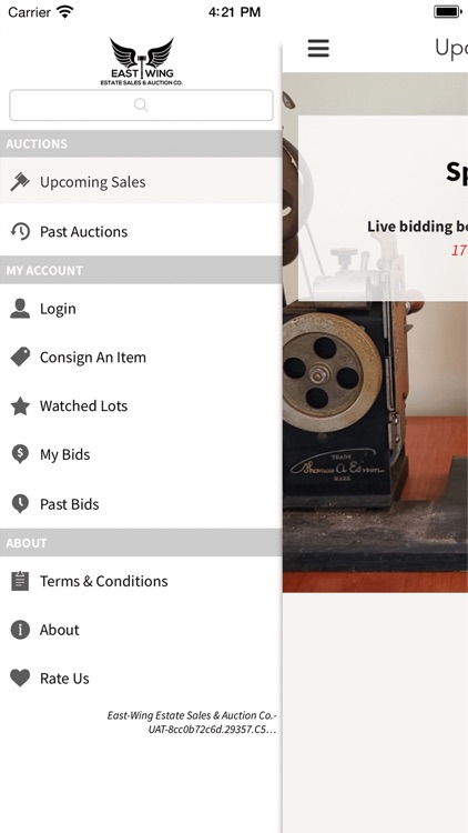 East-Wing Online Auctions screenshot-4