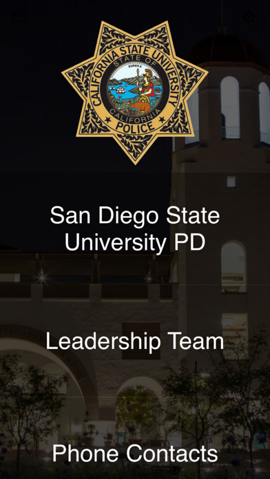 SDSU PD Wellness Screenshot