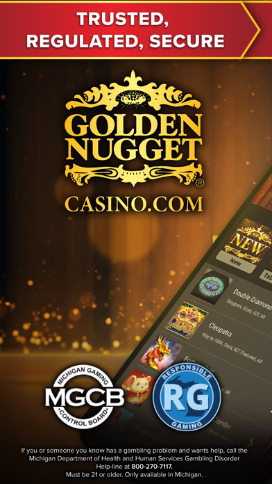 Golden Nugget MI Online Casino Screenshot