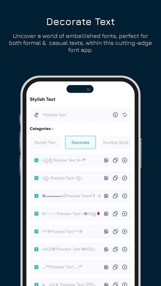 #4. Stylish Text & Fonts (iOS) Podle: Ankur Dhameliya