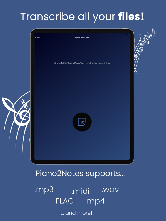 Piano2Notes iPad screenshot 4 - Music app