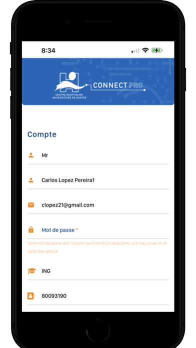 CHU Connect Pro Screenshot