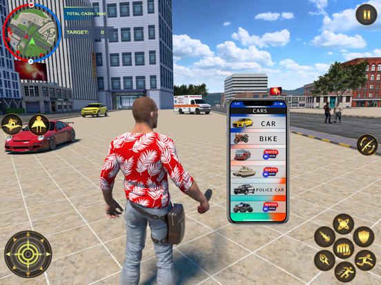 Screenshot #4 pour Grand Gangster Crime City Game