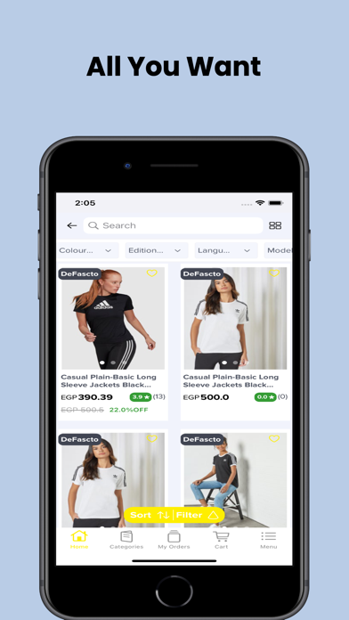 e-shop App Screenshot