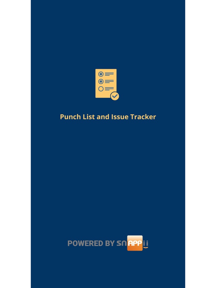 Punch List and Issue Tracker