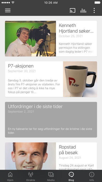P7 Kristen Riksradio Screenshot