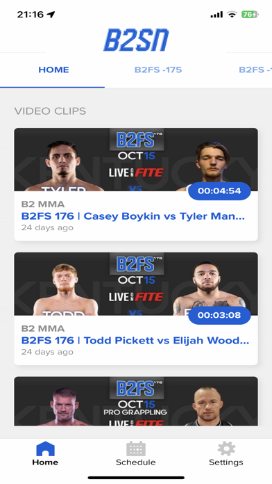 B2 Sports Network Screenshot