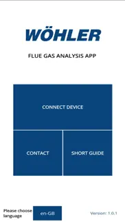 flue gas analysis iphone screenshot 1