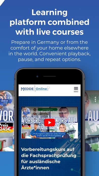 MEDDEOnline FSP & KP Kurse Screenshot