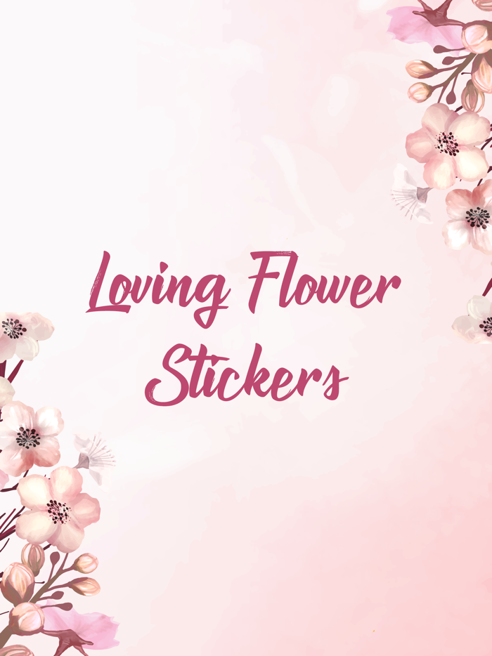 Loving Flower Stickers