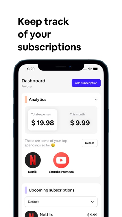 Dinero: Subscription Manager