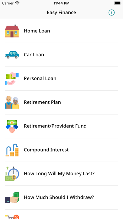 Screenshot #1 pour Easy Finance - Calculator