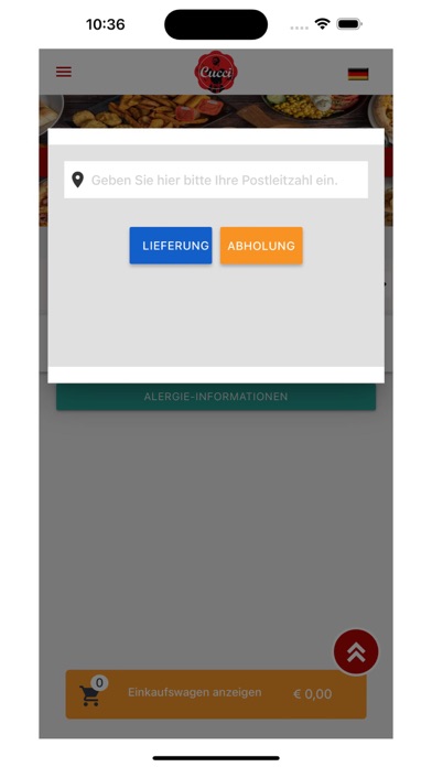 Pizzeria Cucci Screenshot